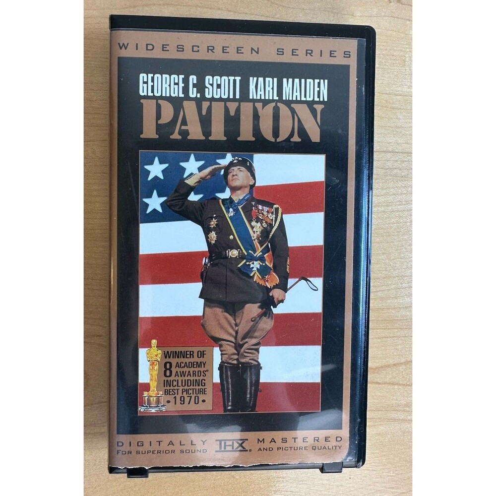Patton VHS Widescreen Series 1997 George C. Scott War Film THX Tested